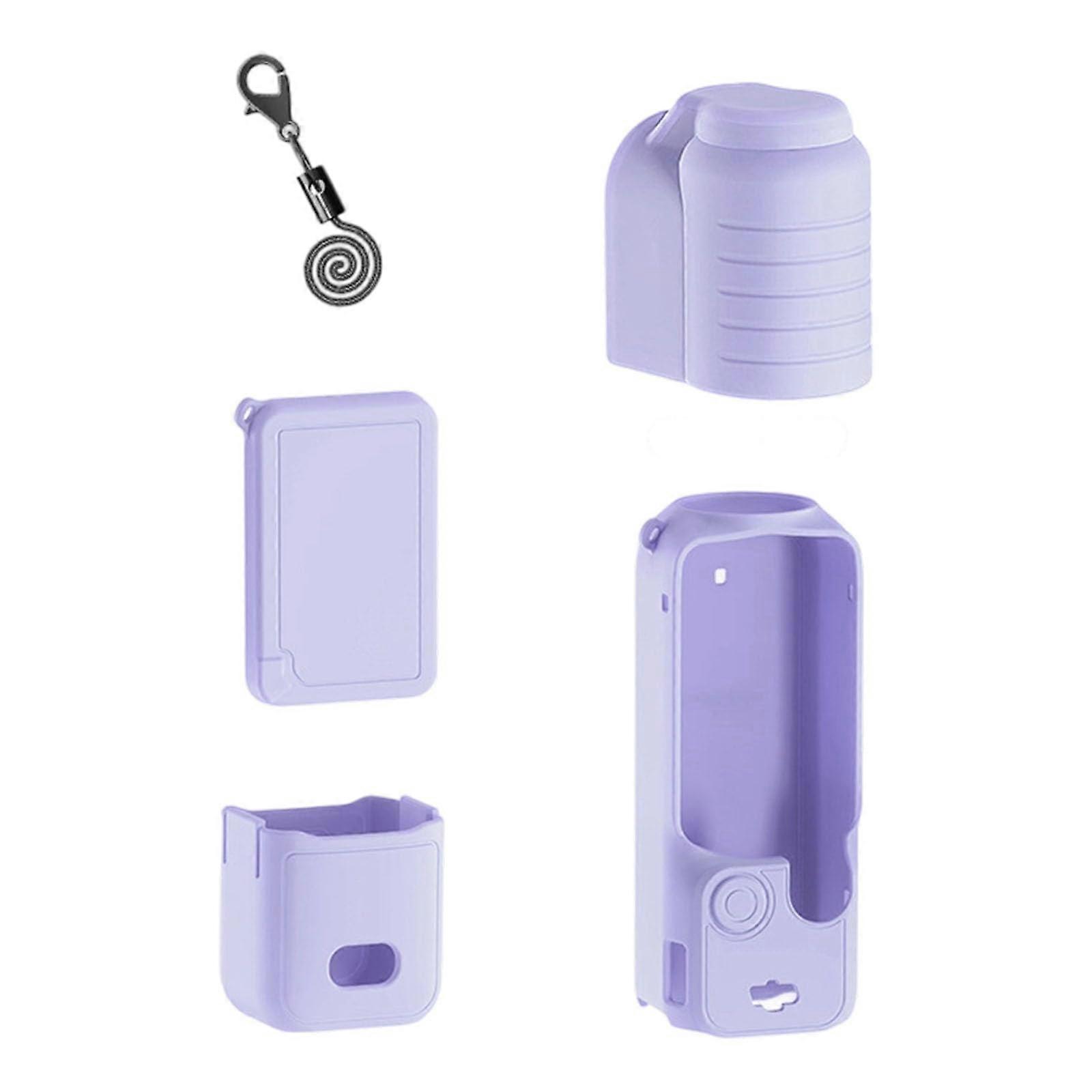 Slip Proof Silicone Shield For Camera Lens And Screen Guard Impact Resistant Easy Install Purple