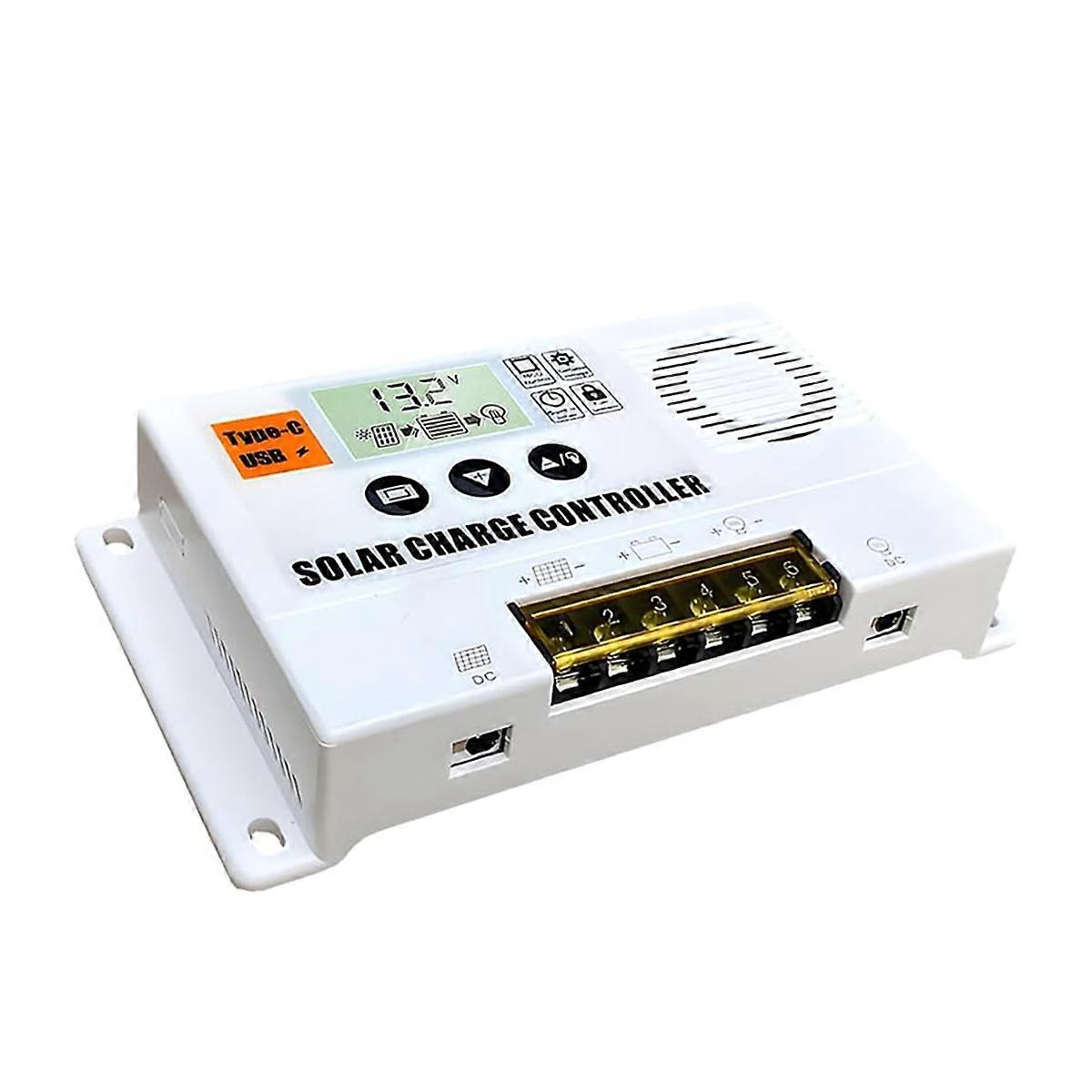 Ρυθμιστής φόρτισης ηλιακού πάνελ 12/24V 30A PWM, ρυθμιστής ηλιακού πάνελ