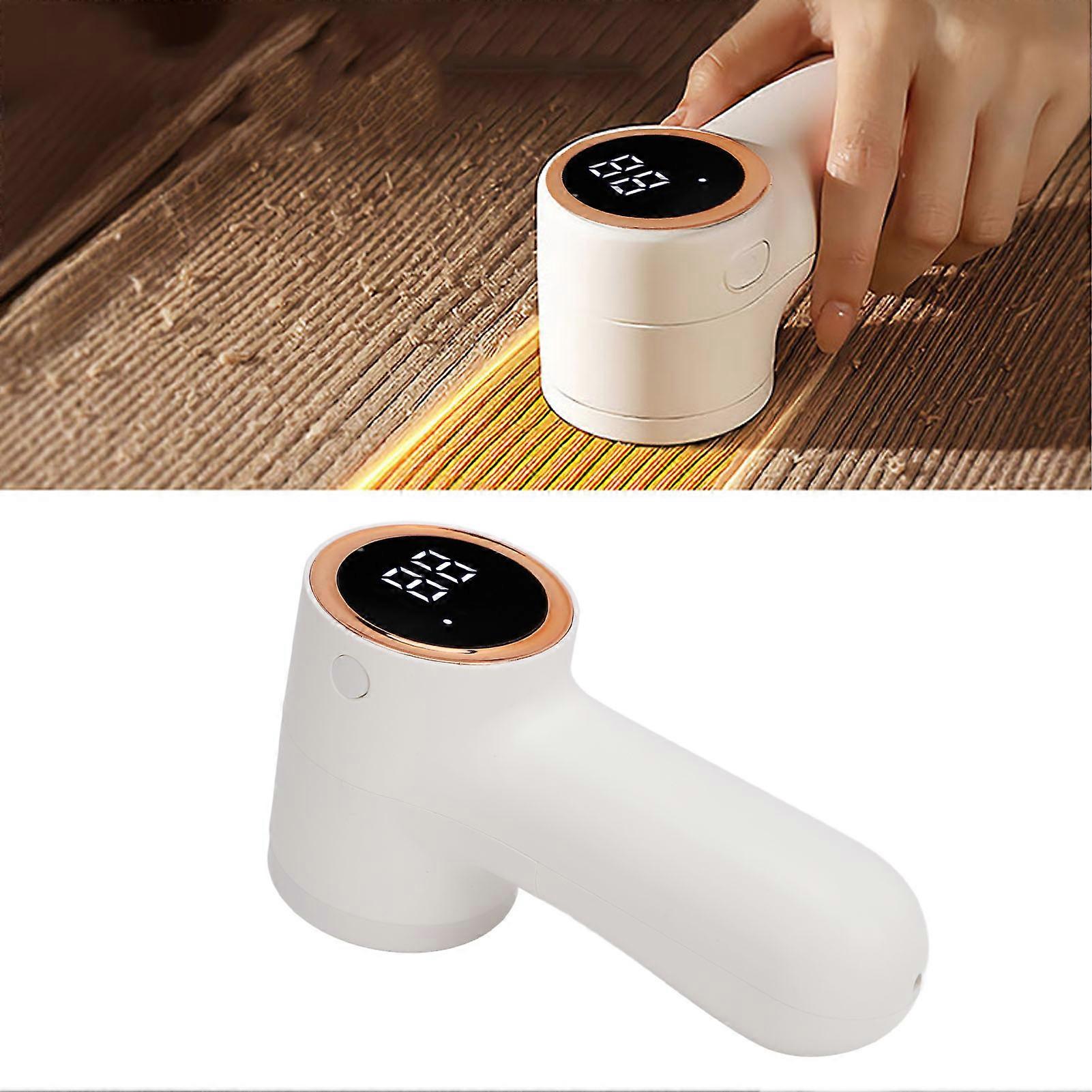 Electric Lint Remover USB Rechargable Intelligent Digital Display Sweater Defuzzer Fabric Trimmer for Clothes and Furniture 