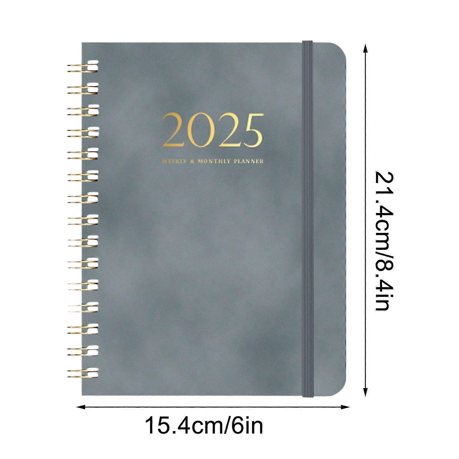Coil Planner 2025 Weekly Planner Diary A5 Taped Notebook Book