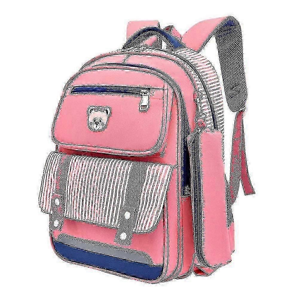 Backpacks Waterproof Stripe Children's Backpack Pink