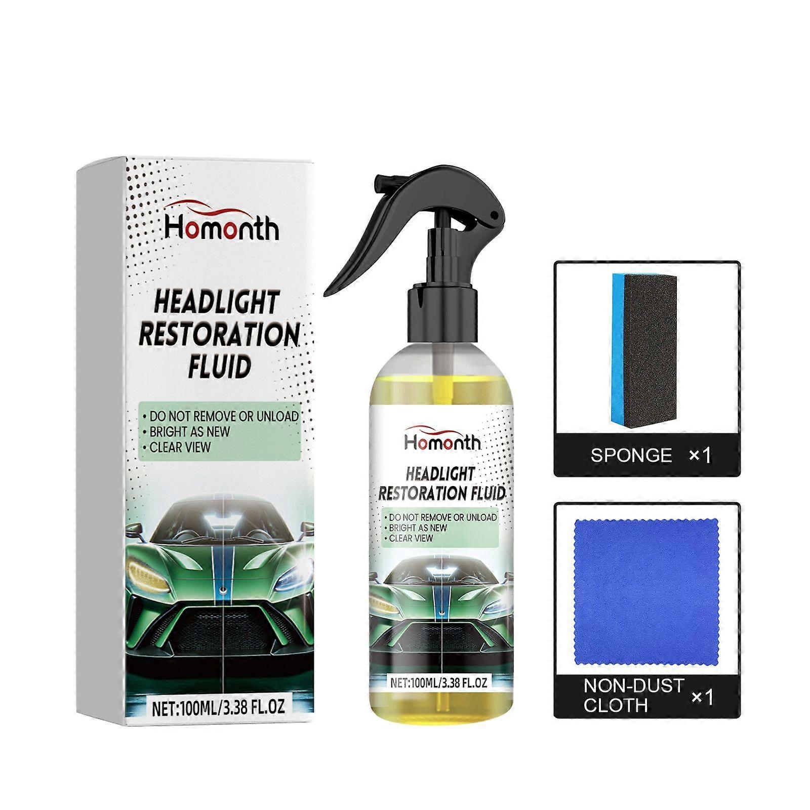 Car Headlight Repair Fluid Contains Disodium Edta