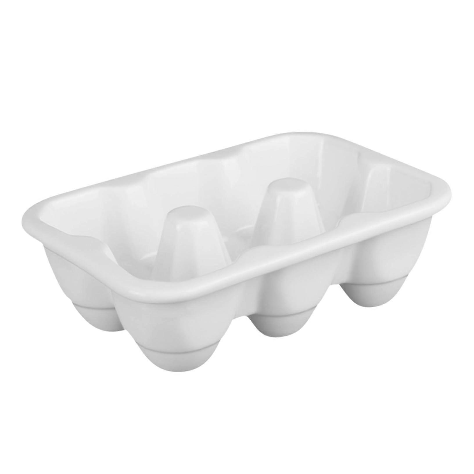 Ceramic Egg Storage Container For Fridge Egg Tray Organizer Refrigerator And Cooking Use Easy Clean