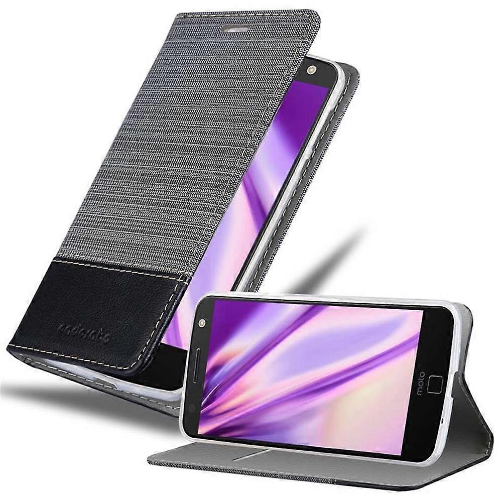 Προστατευτική θήκη Motorola MOTO Z - σε λειτουργία εμφάνισης και στάσης τζιν