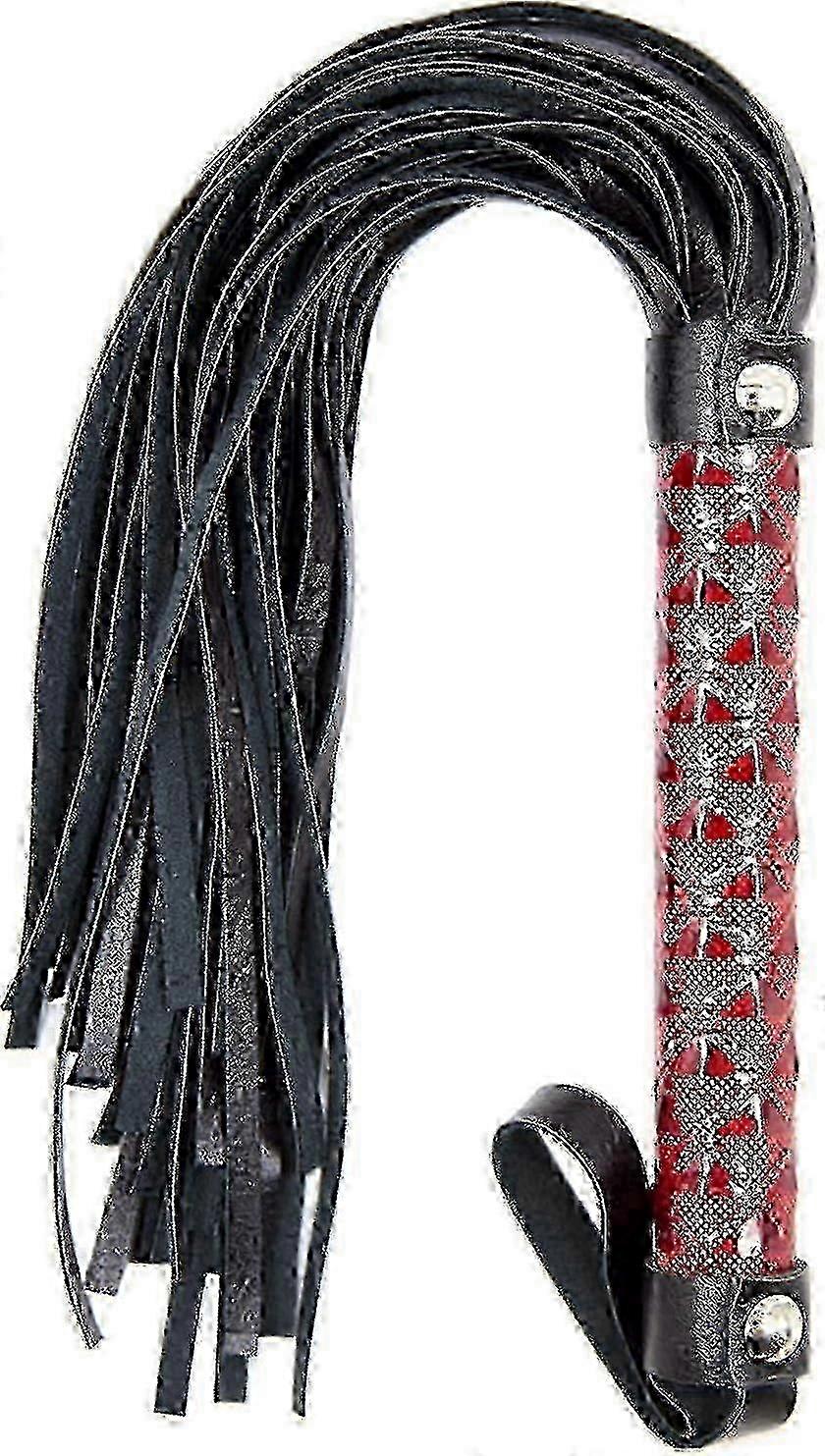 Soft Leather Horse Riding Crop Whip Non Slip Practical Soft Crop For Equestrian Floggers For Cosplay Costume