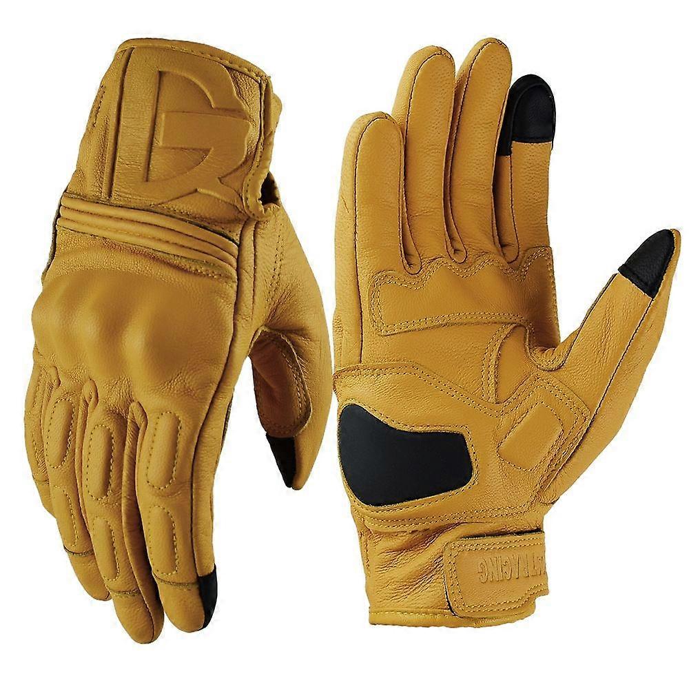 Motorcycle Riding Anti-fall Warm Gloves, Size: M