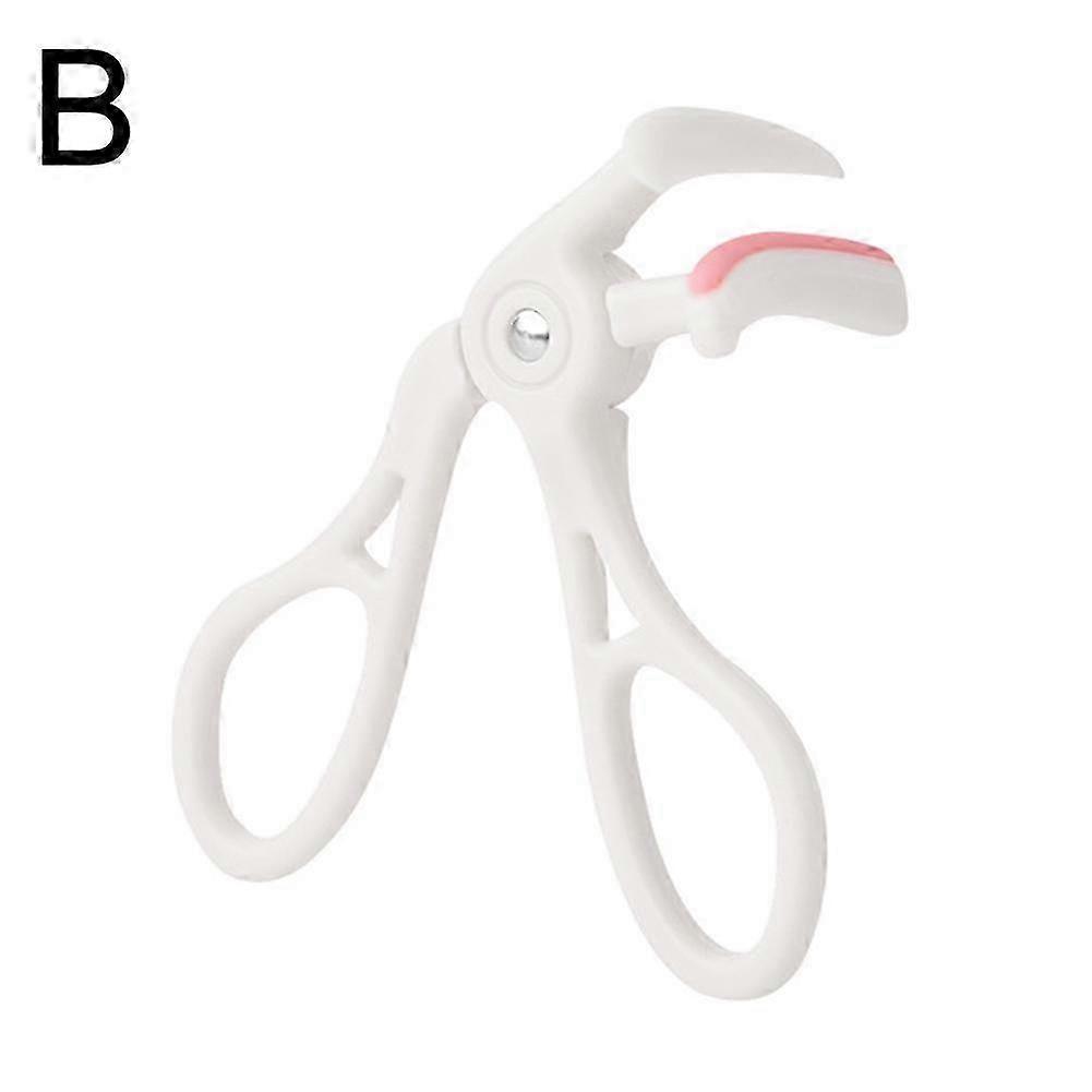White (B)$Wide-angle eyelash curler portable beginner partial eyelash curler sky-high eyelash curler