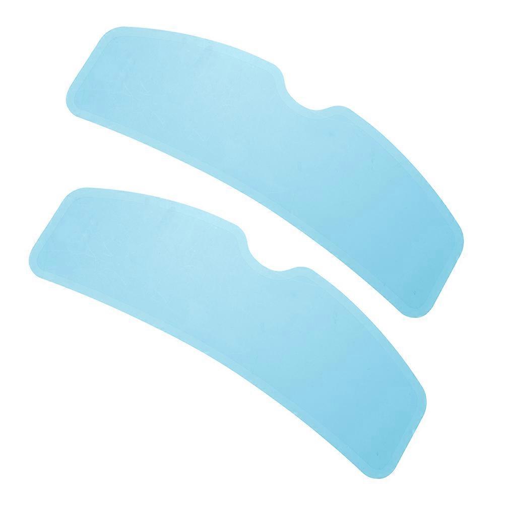 2Pcs Motorcycle Rainproof Anti Fog Film Universal Visor Protector