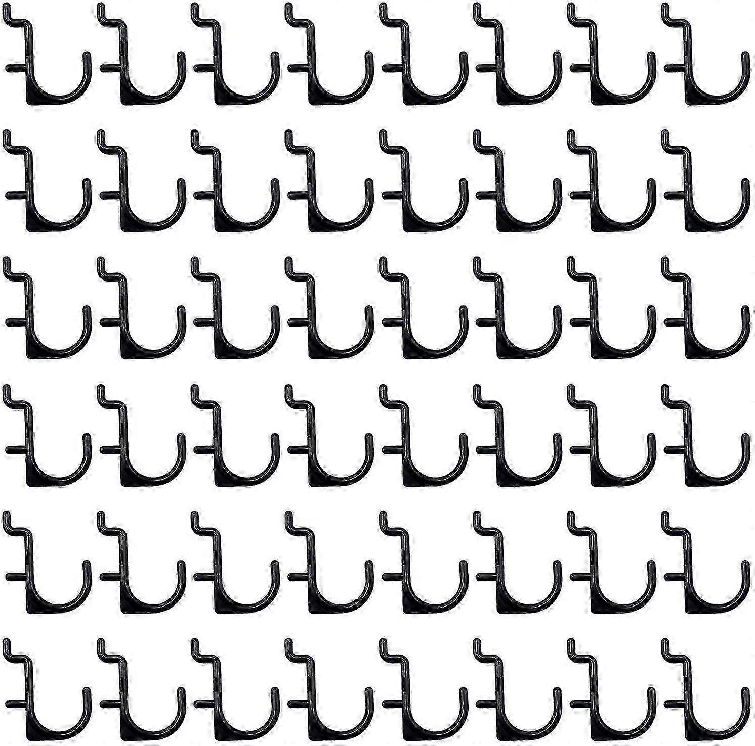 50PCS Peg Board Hook Plastic J Style Display Hook Shelf Hanging Supply