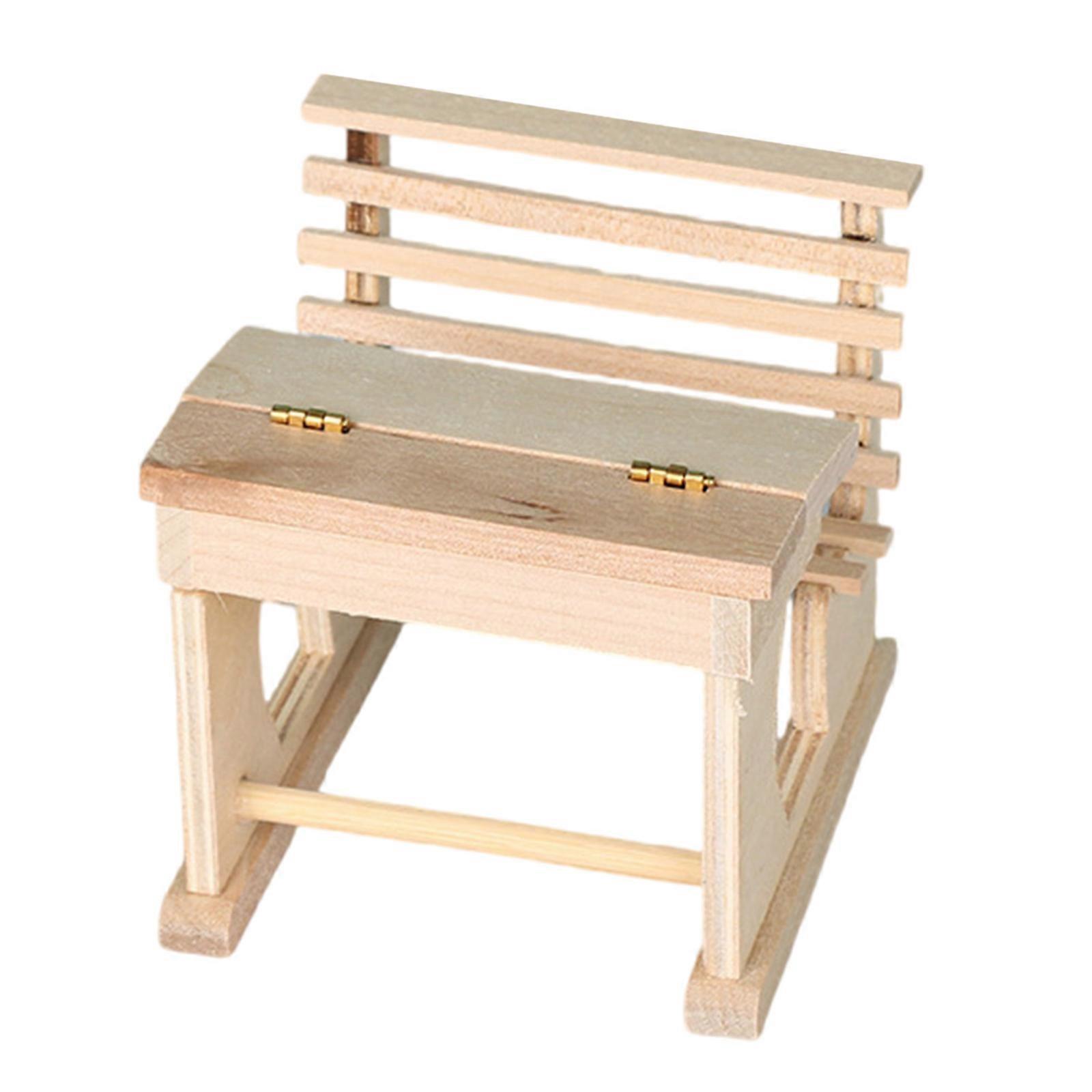 Compact Study Side Table Strong Natural Timber Ideal For Model Arrangements  Log Color