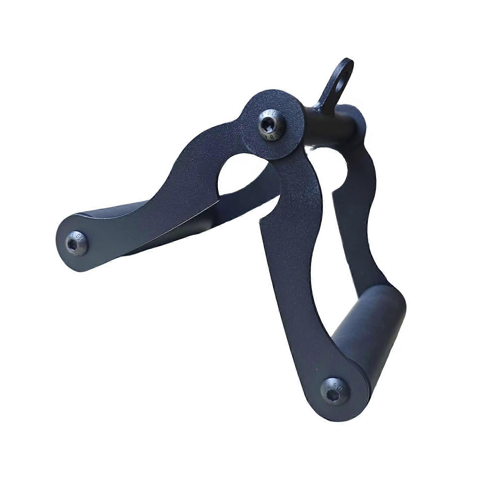Regulable V Shape Gym Handle Durability Pull Down Handle for Cable Machines Features Ergonomic Rotation Multicolor