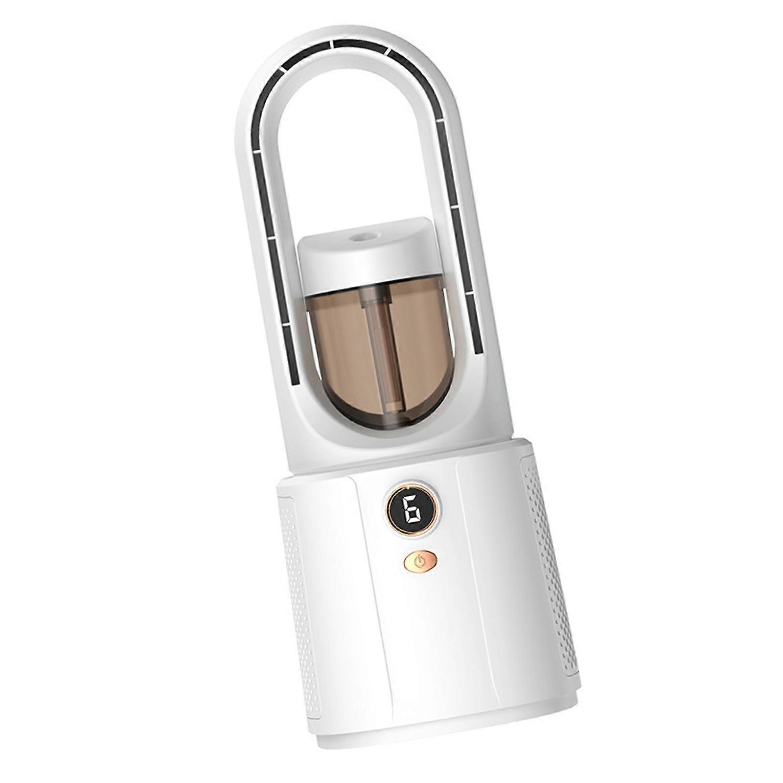 Portable Desktop Air Cooling Fan With 6 Speed Setting Cooling Fan Misting Function For Dormitory Study Office Desk Multicolor