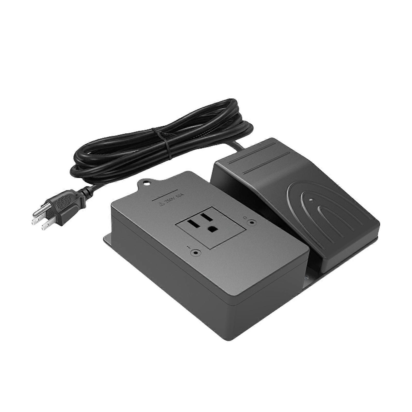 Industrial Foot Switching Operated Electrical Socket 16A 250V for Factory Tools and Household Devices Multicolor