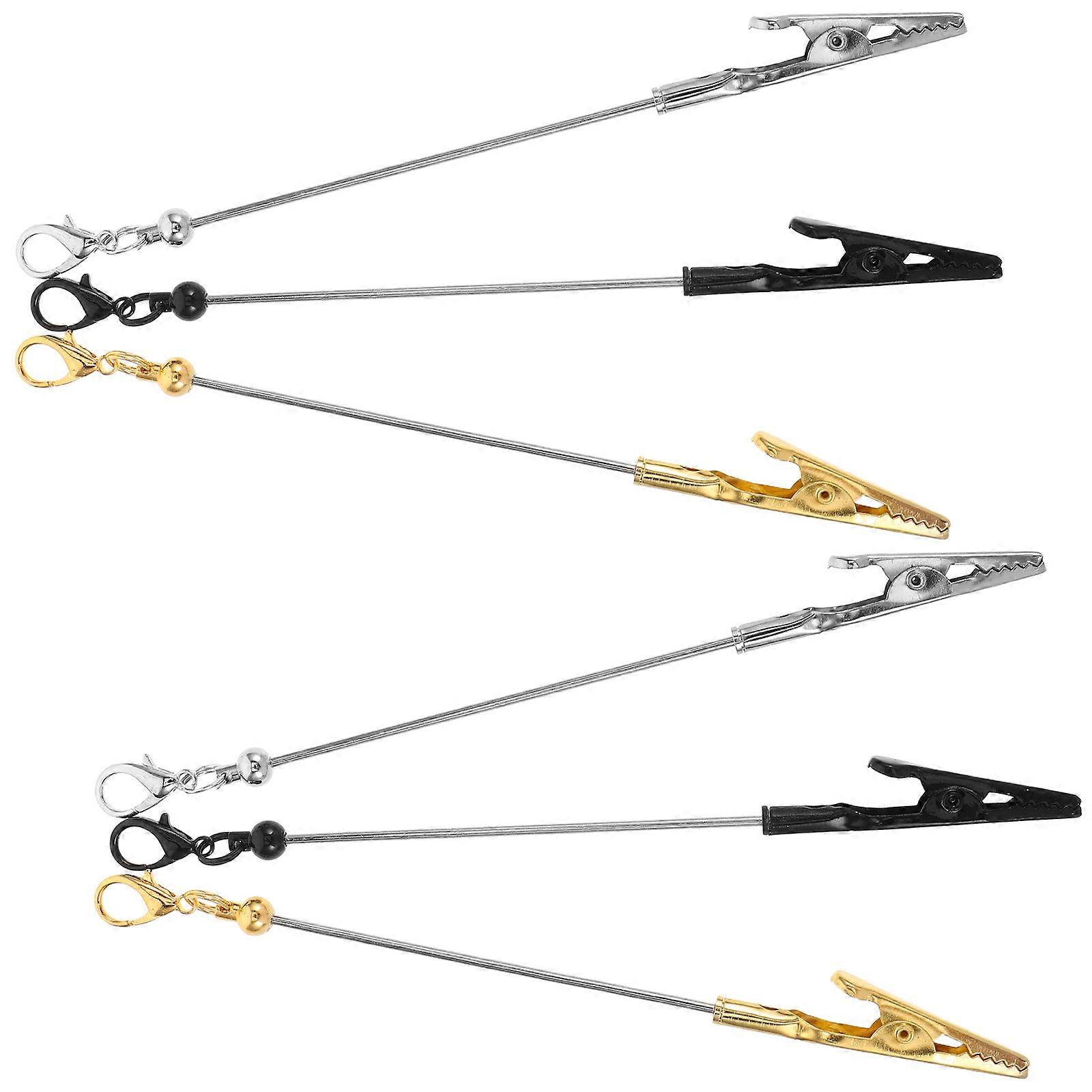 6Pcs Multifunction Metal Wire Clip for Office Memo Holding