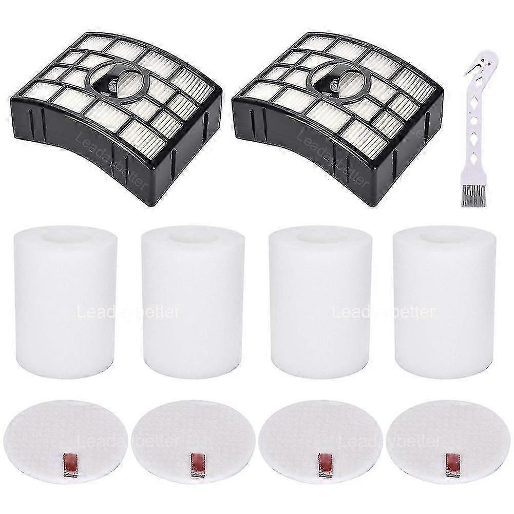 2 HEPA + 4 Foam & Felt Filters for Shark Vacuum Cleaner, Compare RV1001AE RV101 Replacemen