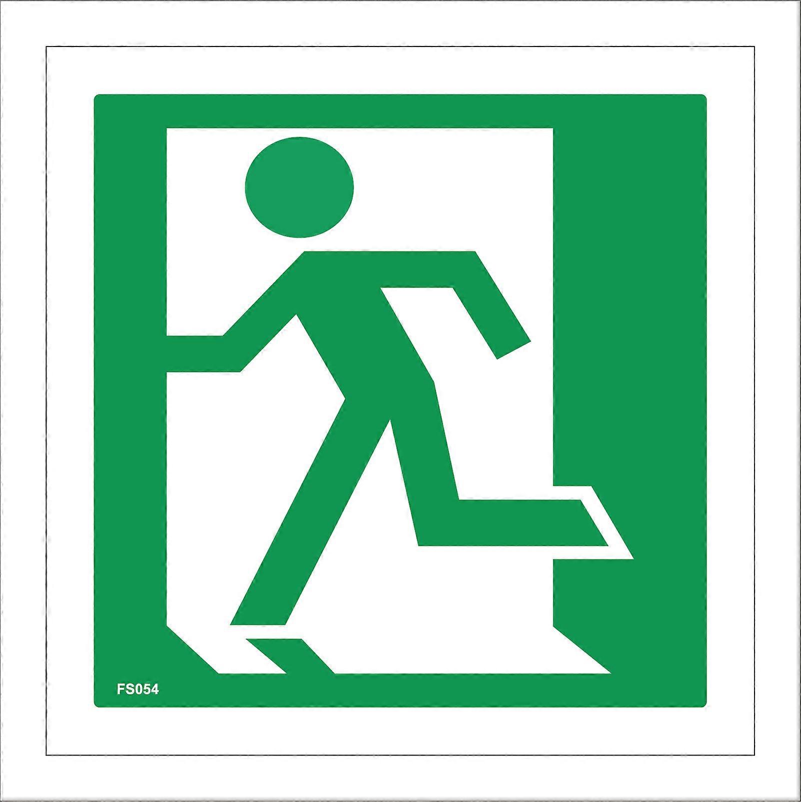 FS054 Running Left Sign with Running Man Door