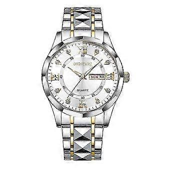 w OHP watch GD288 Men's Watch Night Glow Waterproof Business Leisure Quartz Rivet Steel Band Men's Watch