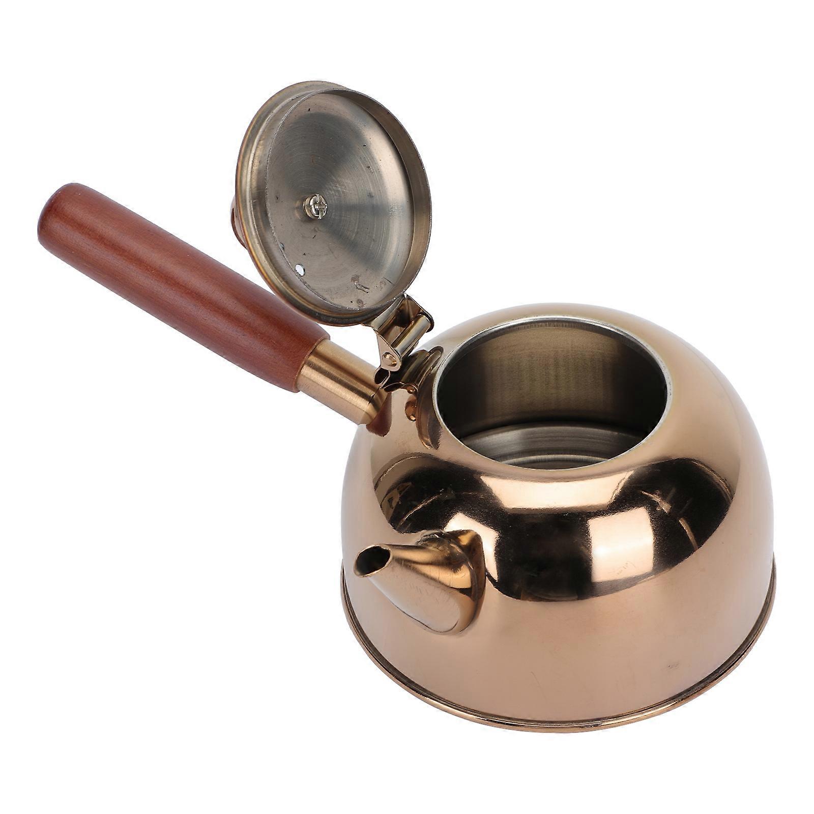 1pc Durable Teapot Stainless Steel Teakettle Practical Home Use Teakettle