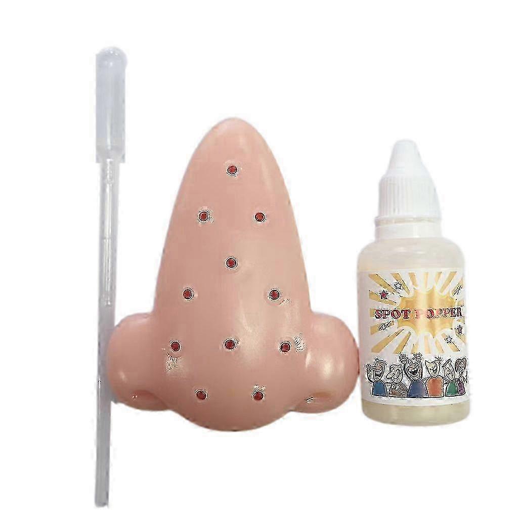 Decompression Toy Pimple Popper Trick Anti-Anxiety Squeeze Toy Nose for Adults