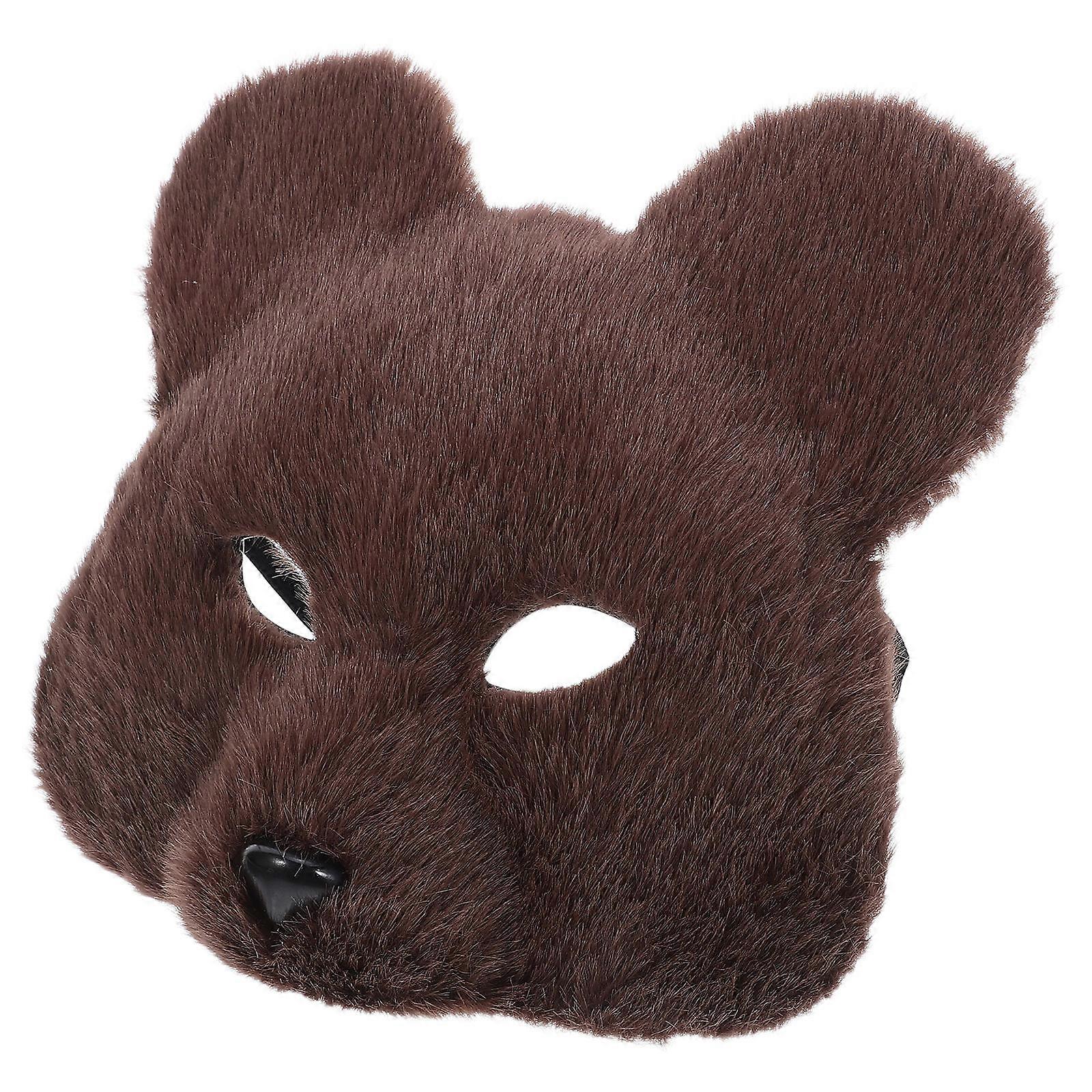 Bear Mask for Halloween Cosplay Realistic Headgear