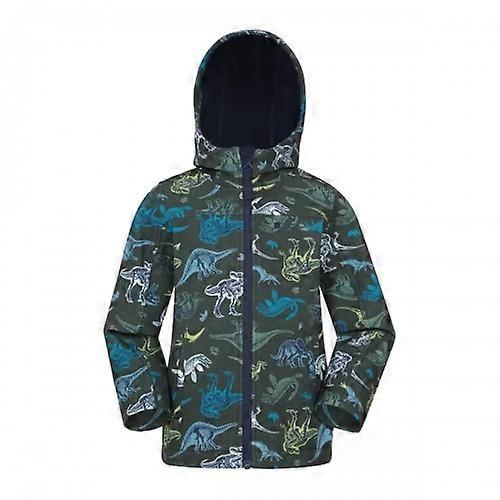 Mountain Warehouse Childrens/Kids Exodus Dinosaurs Water Resistant Soft Shell Jacket
