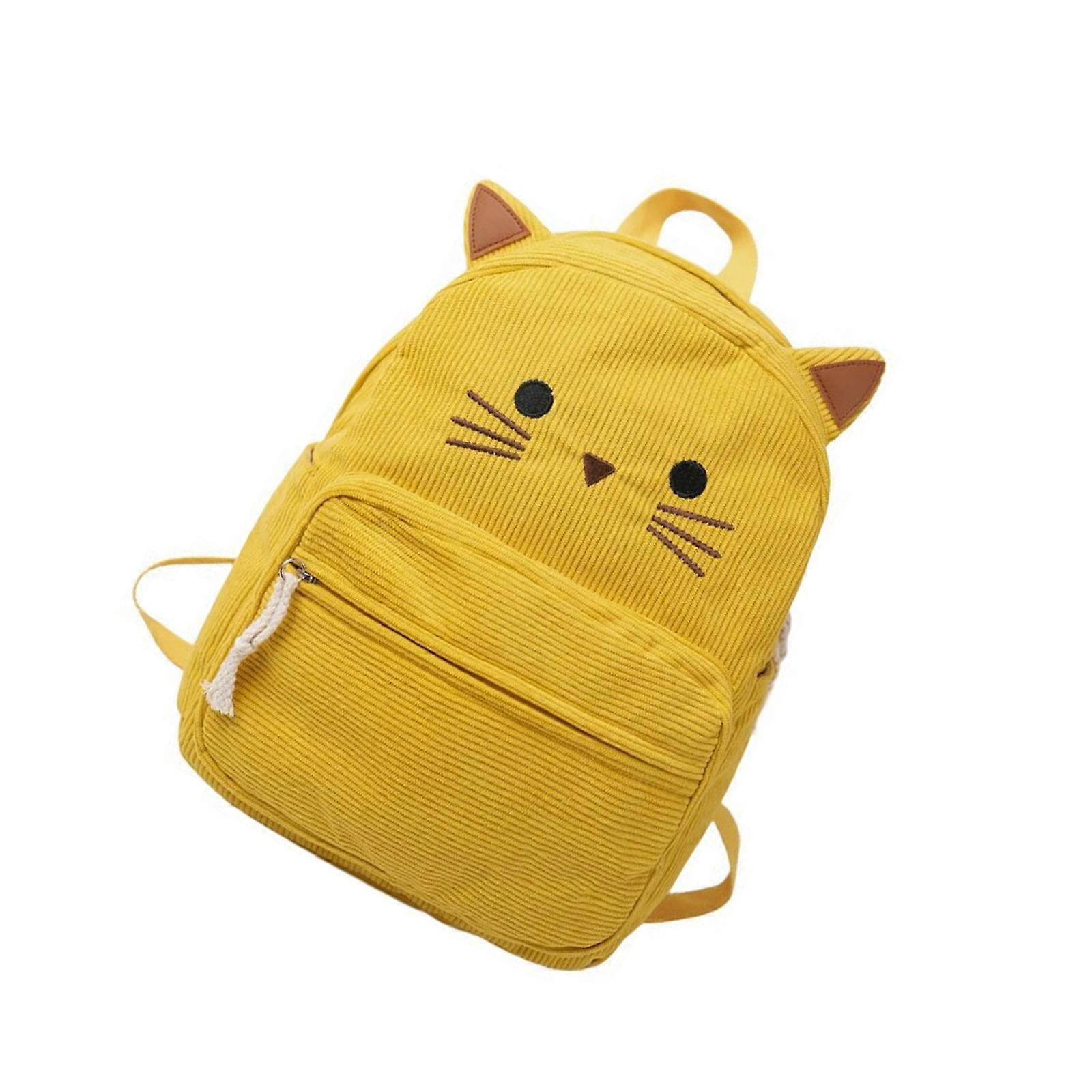 Elegant Daypack Breathable Backpacks Laptop Bag Functional Pockets Large Backpacks Perfect for Workouts Errands  Yellow