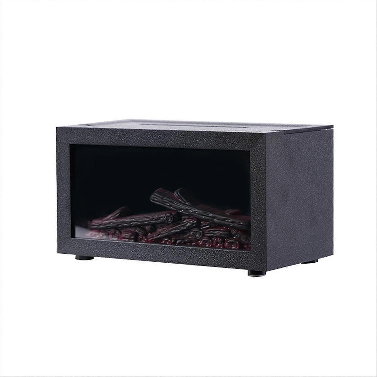 Air Humidifier Essential Fragrance Diffuser with Night Light Retro Fireplace Humidifier Flame Humidi