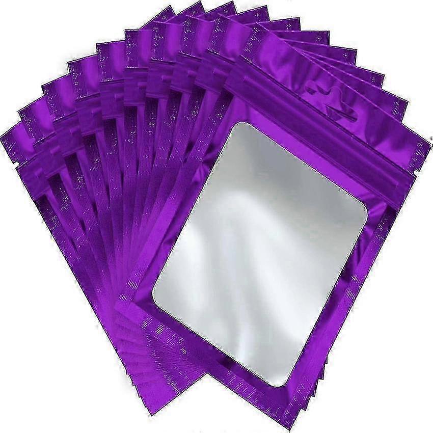 Sachets réutilisables étanches en Mylar 13 x 21 cm, lot de 100, pour ranger vos bijoux