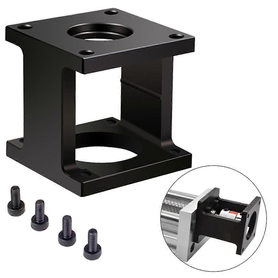 NEMA 23 Stepper Motor Mount 57mm Steel L Bracket with Screws for CNC Router Milling Engraving