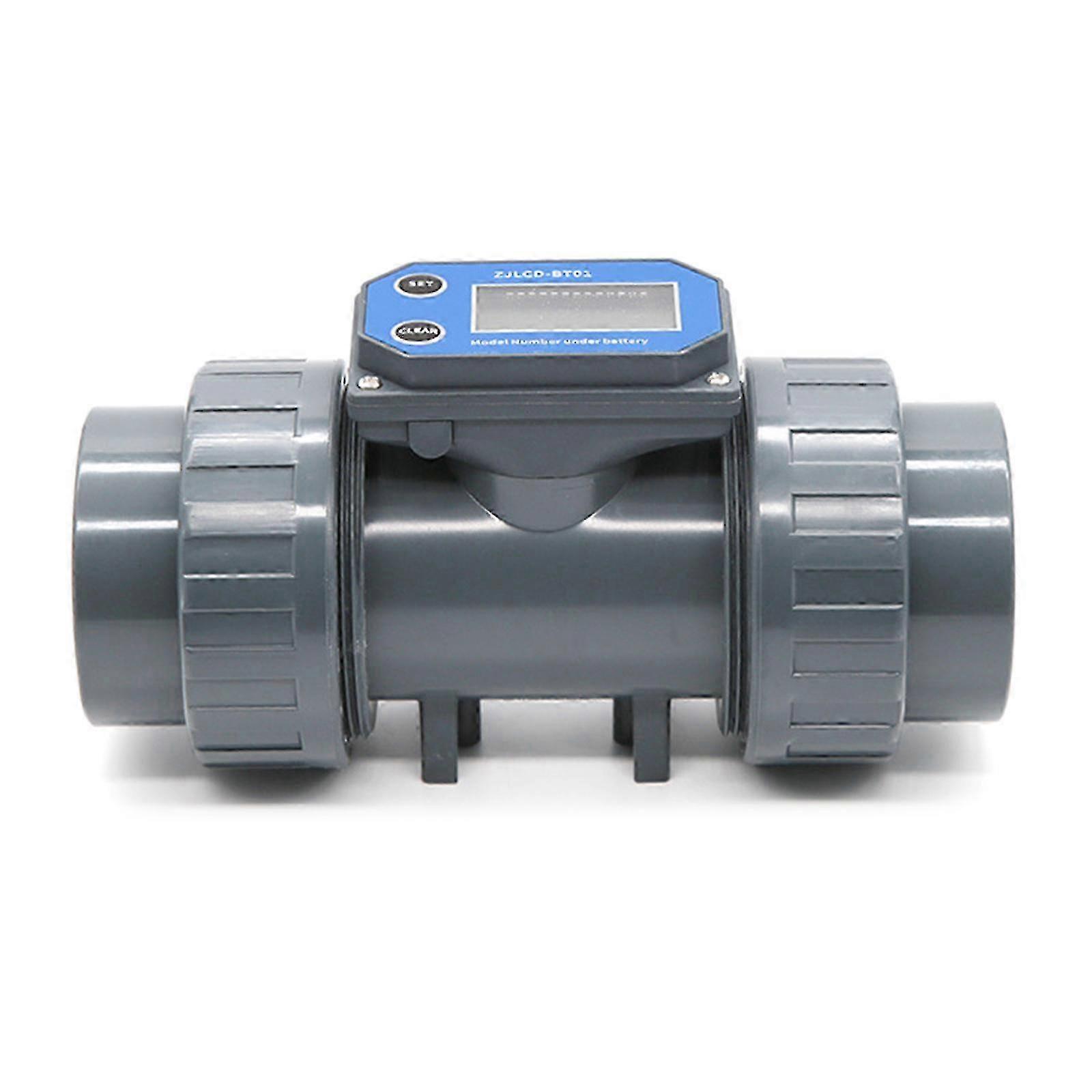 Electronic Flowmeter for Irrigation Systems with PVC Construction