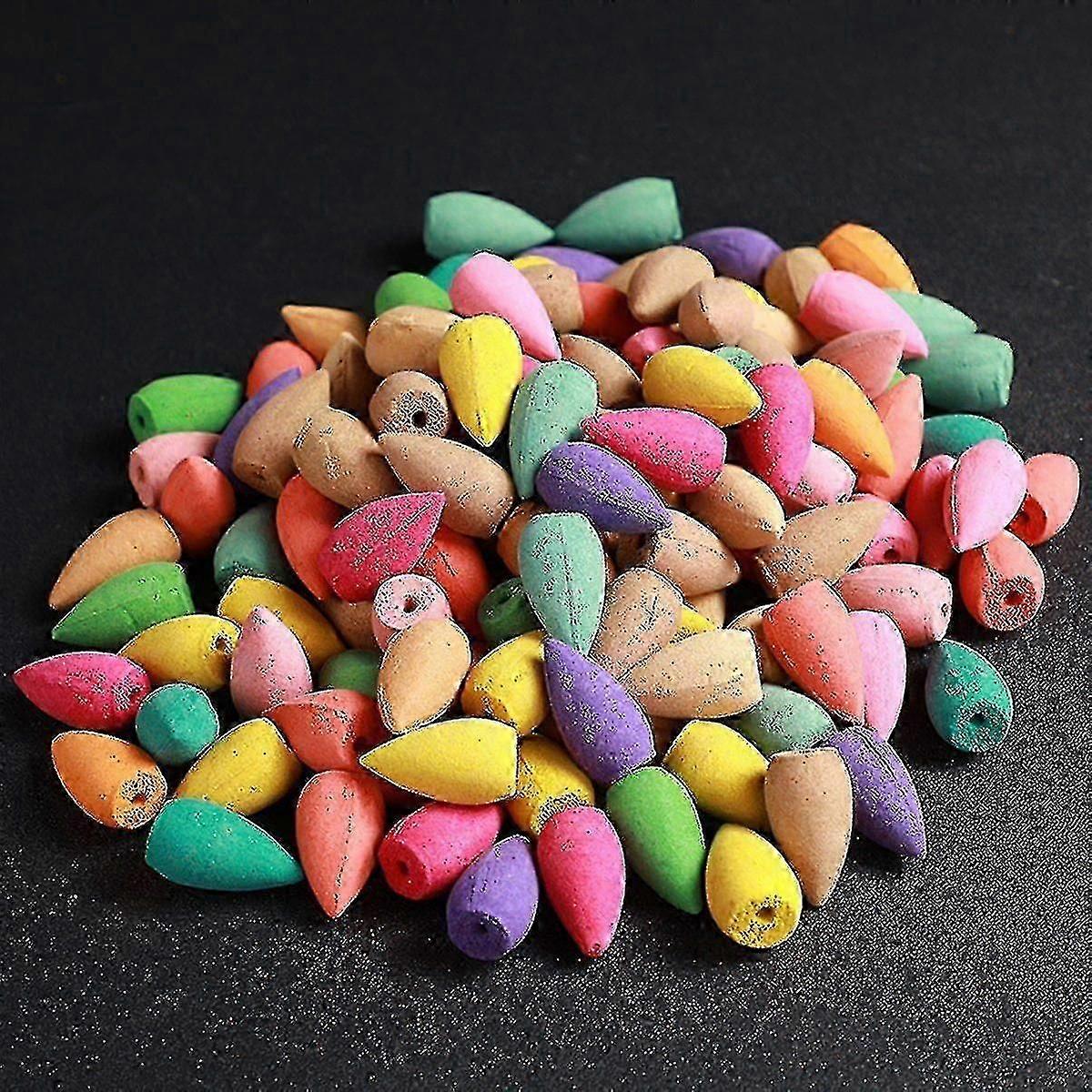 Incense Natural Reflux Tower Incense Cones Lavender Jasmine Tea Backflow