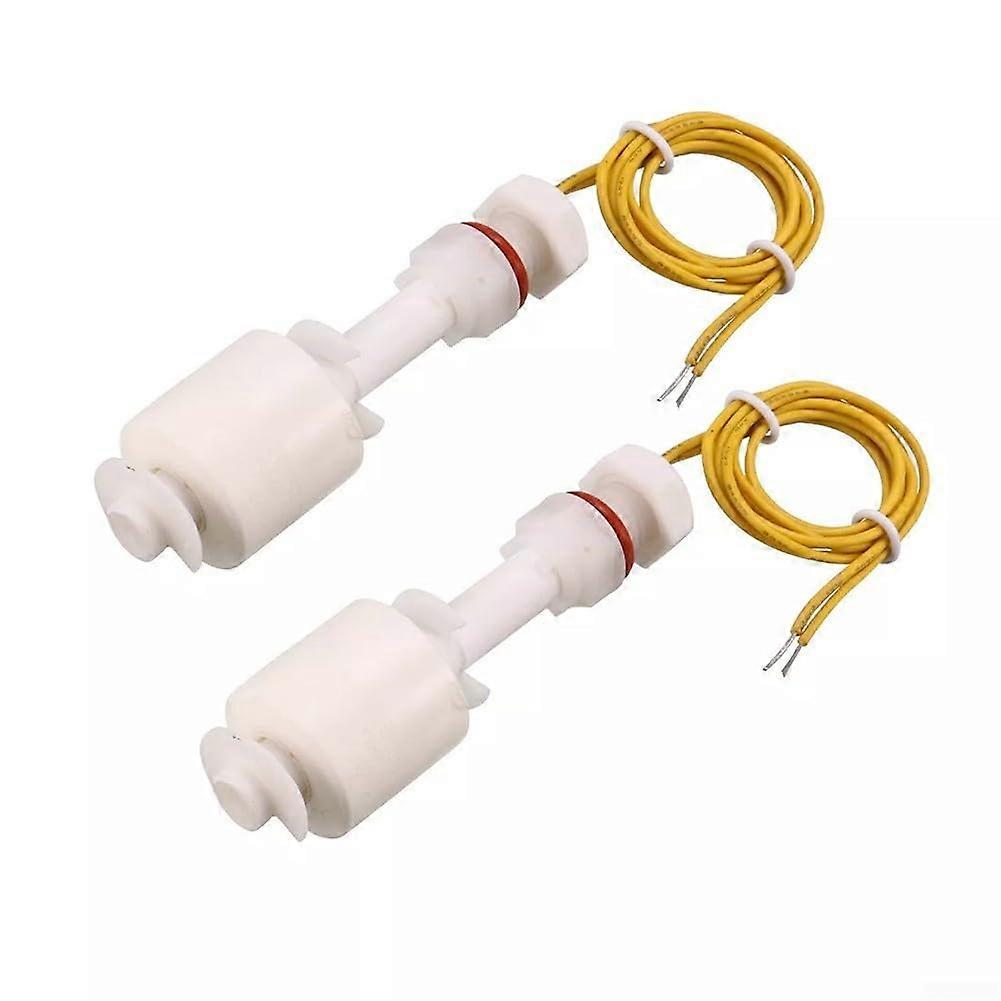 Water Level Sensor with M10 Thread PP Float Switch 77mm for Fish Tank Overflow Prevention, 2 Pack