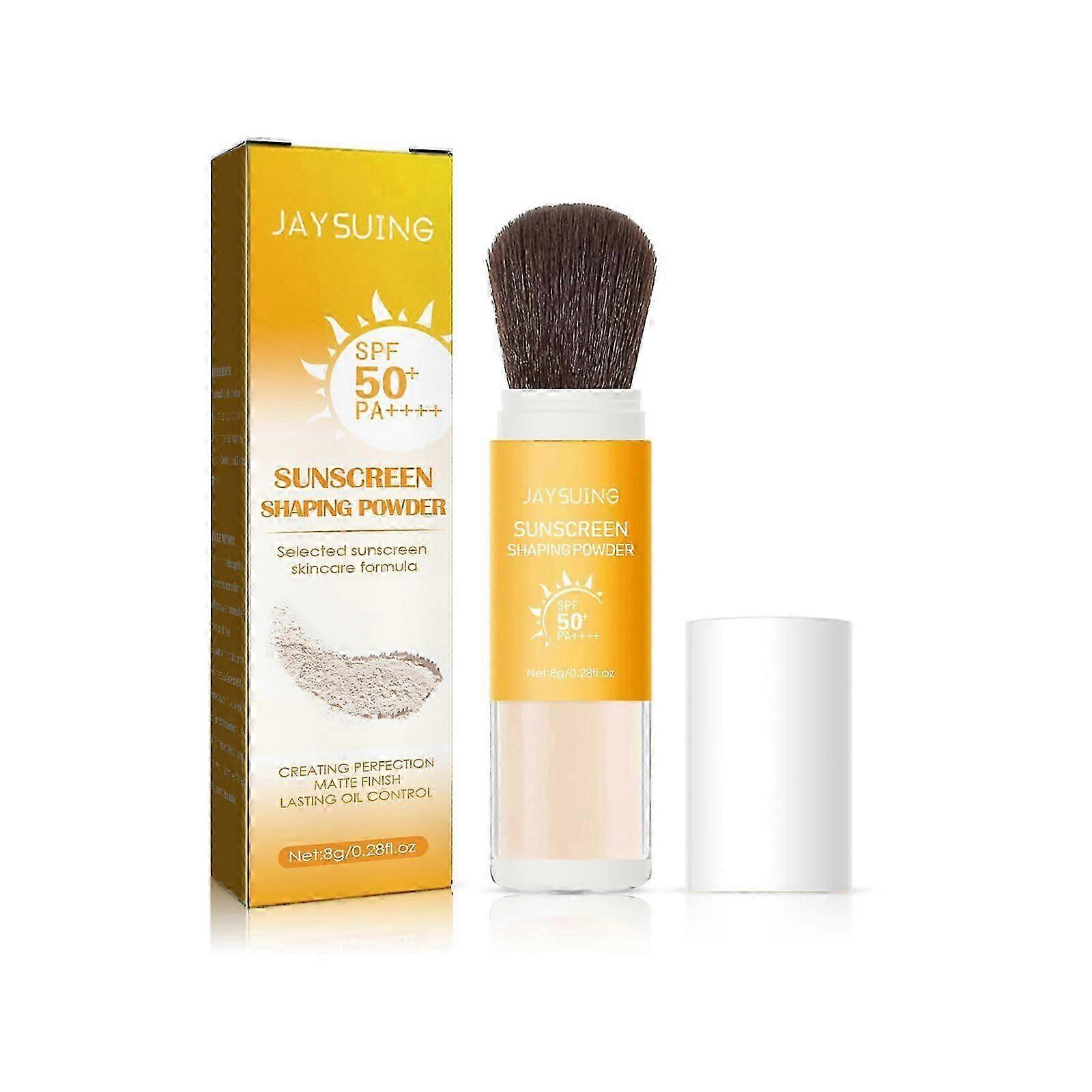 protective setting powder contains titanium dioxide, sodium hyaluronate, Lycopodium extract