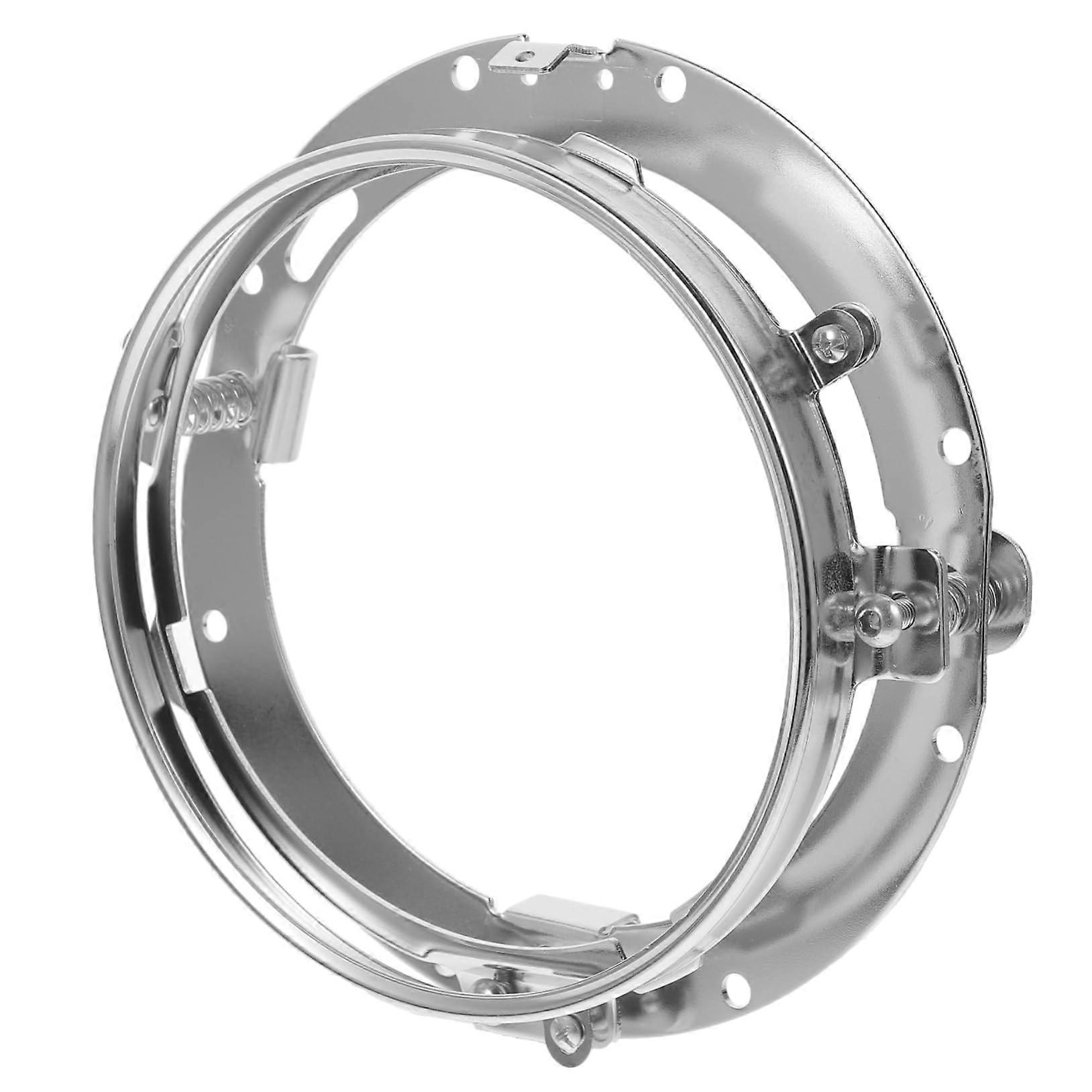 Motorcycle Headlight Bracket 7 Inch Round Mount Durable Aluminum Holder for LED Light