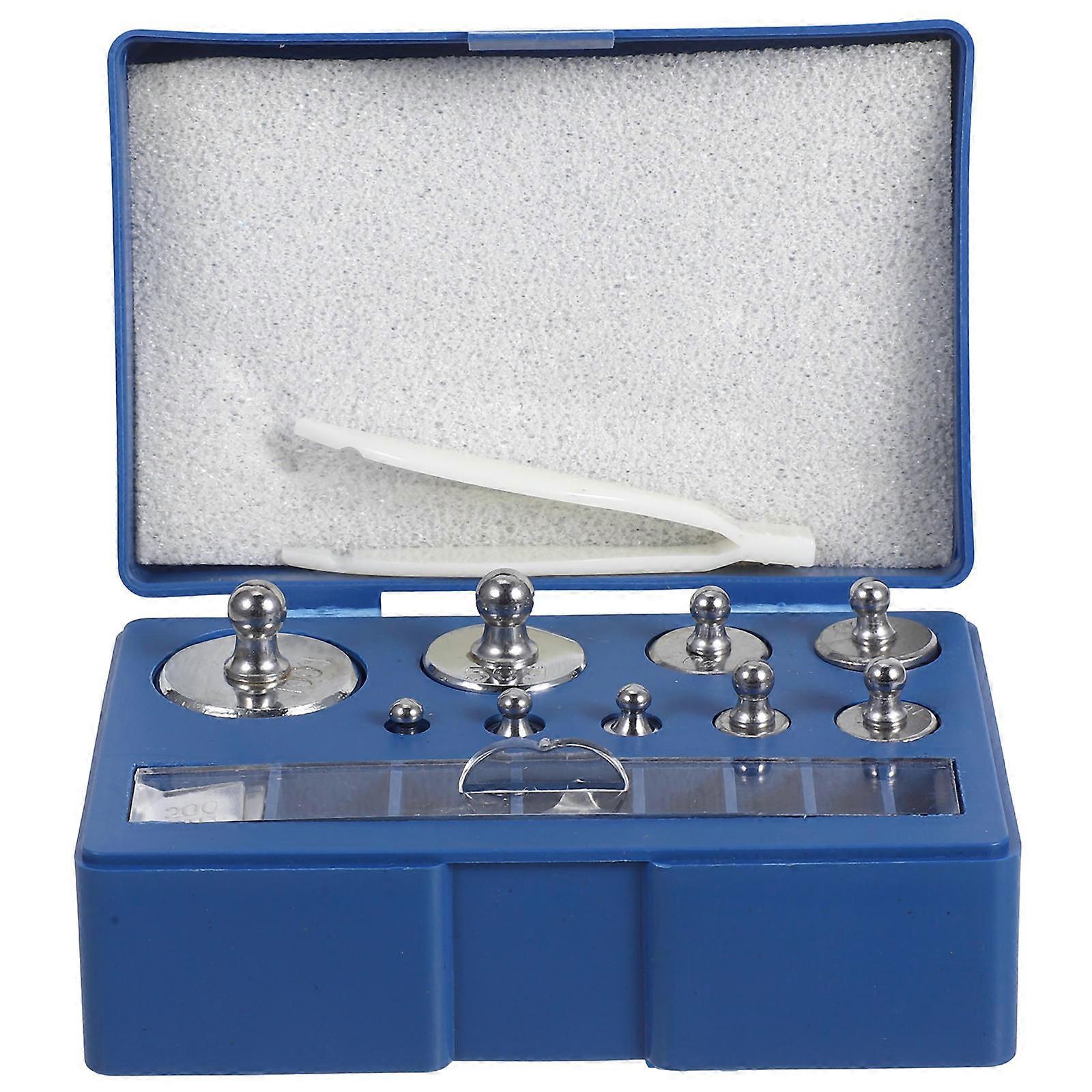 Chrome Finish Calibration Weight Set for Scale Balancing with Case 1Set