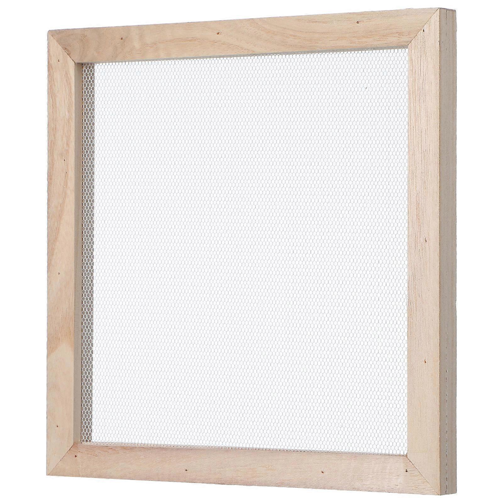 Handmade Paper Making Frame Natural Wood for DIY Activities 1 Piece