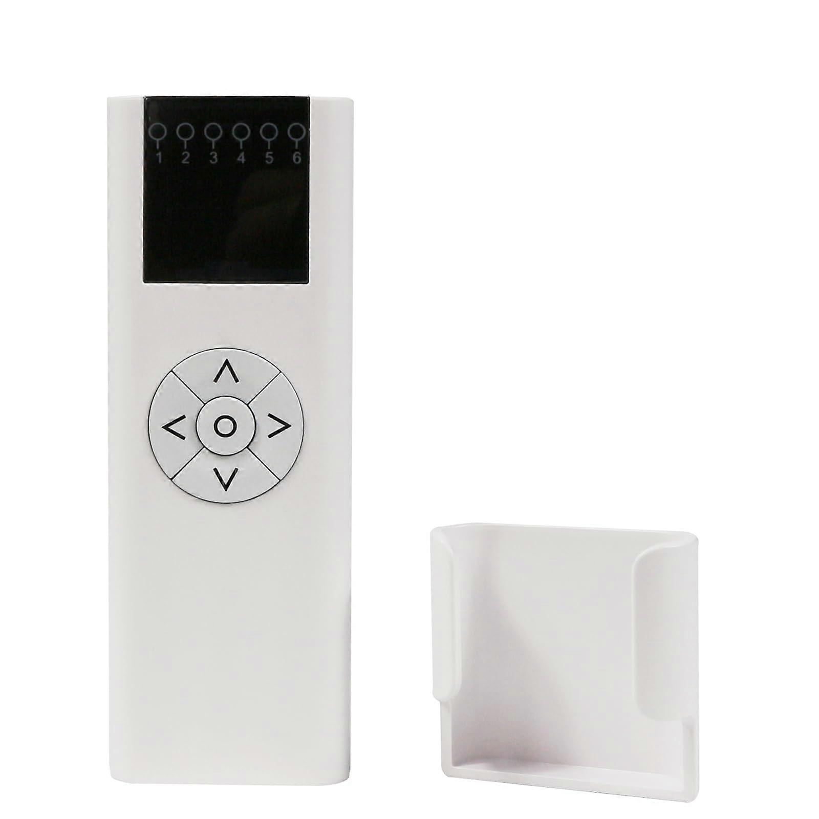 Wireless Blinds Remote Control 6 Channel RF 433MHz for Motorized Roller Shades and Window Blinds