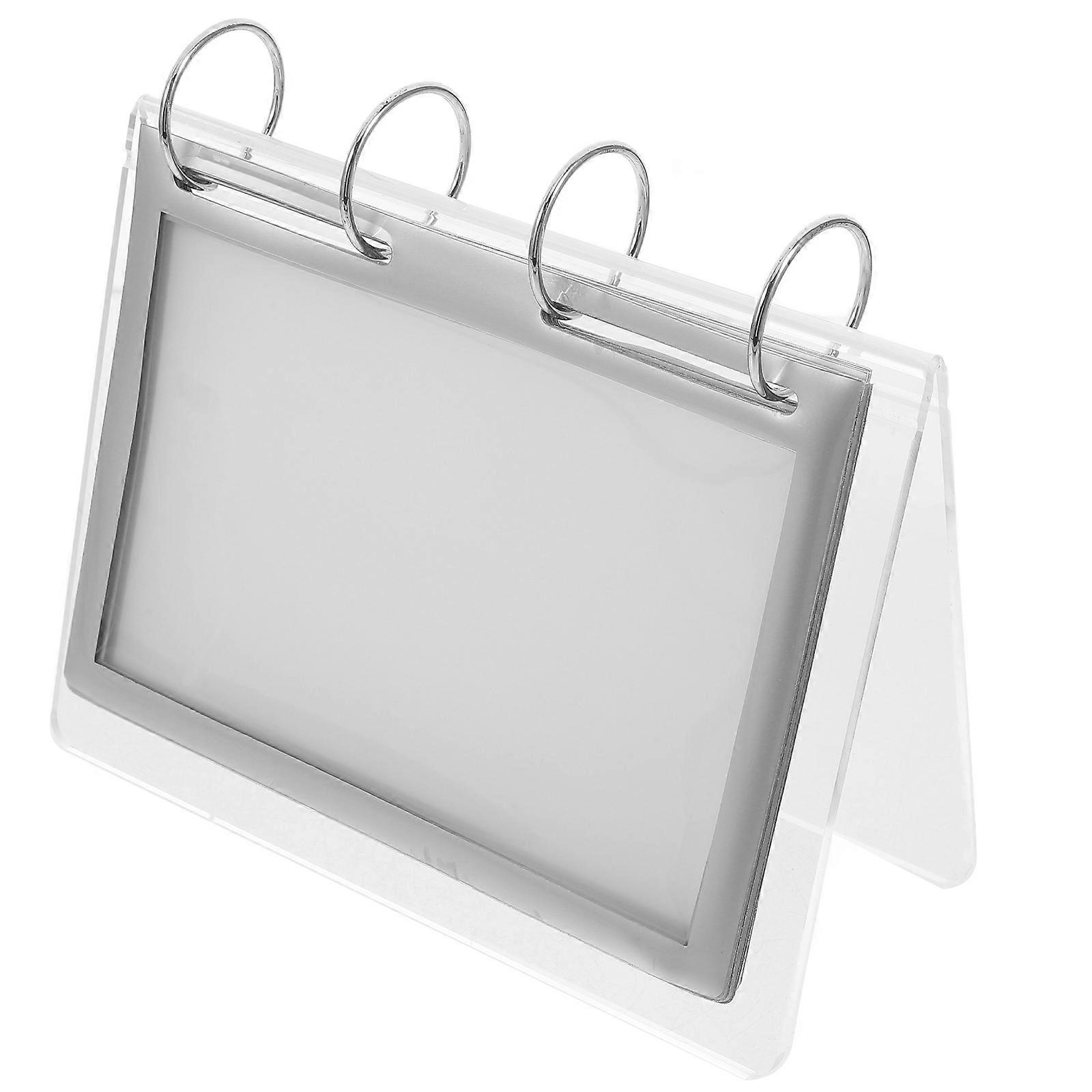 Acrylic Menu Display Stand for Tables with Transparent Holder