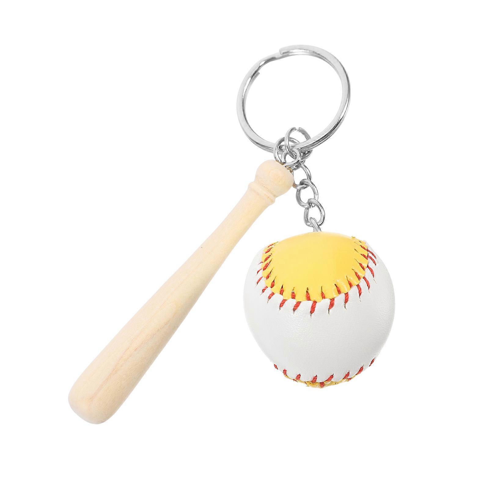 Baseball Keychain for Key Holding Featuring Pendant