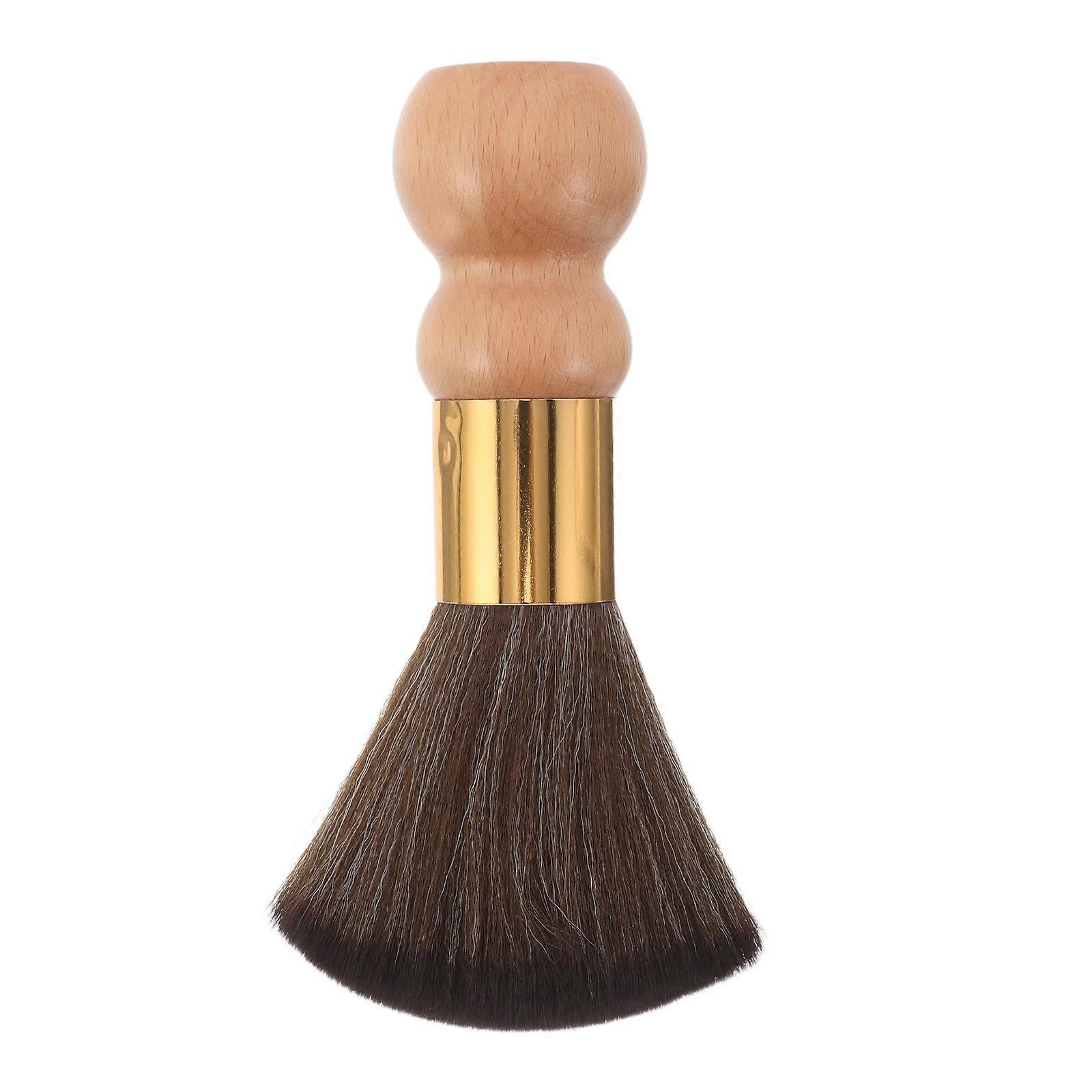 Barber Neck Duster for Hair Cleaning Solid Wood Professional Brush