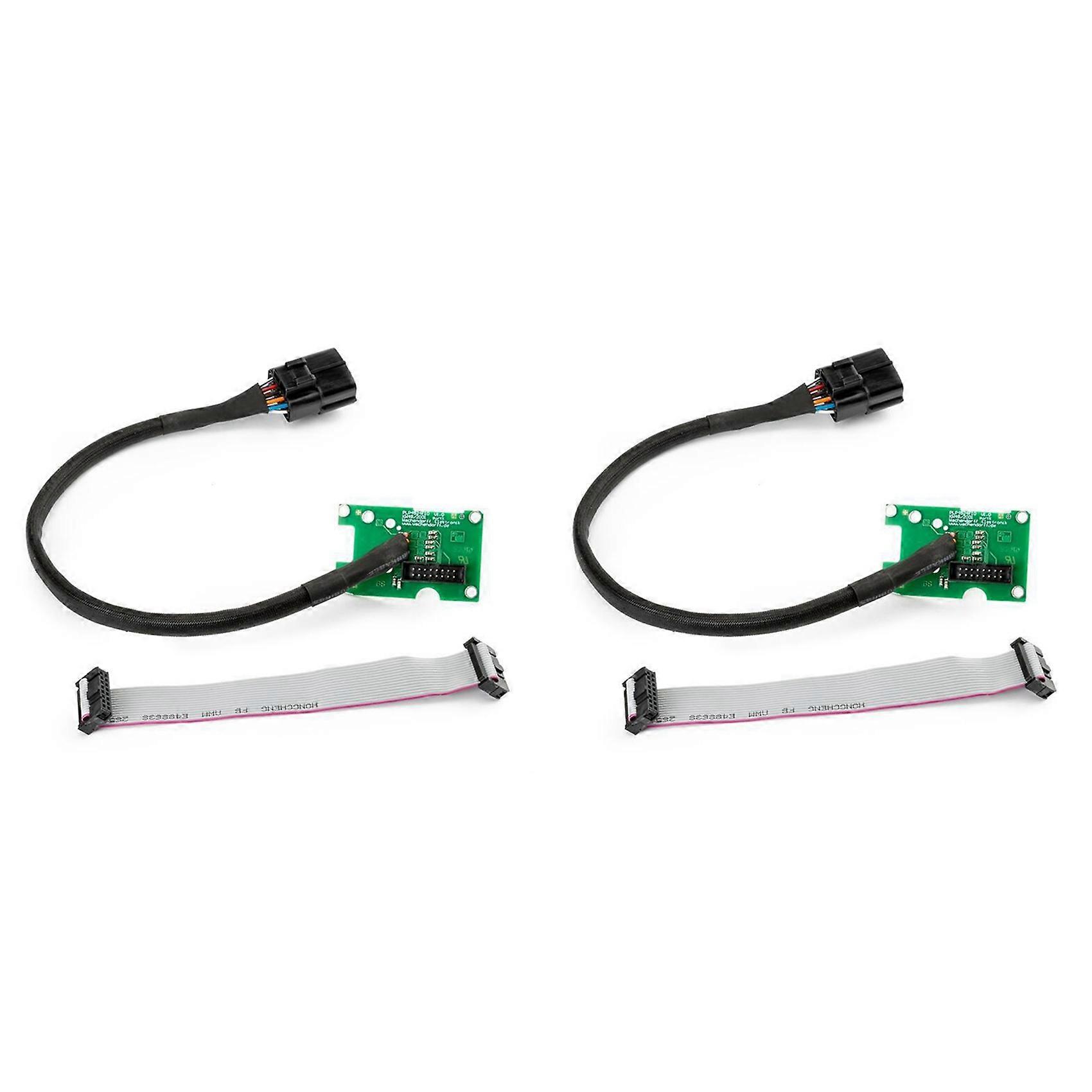2X Monitor Display Plug Connector 14390065 for Volvo ECU EC160 EC210 EC240 EC290 EC330 EC360 EC460 EC140B EC160B