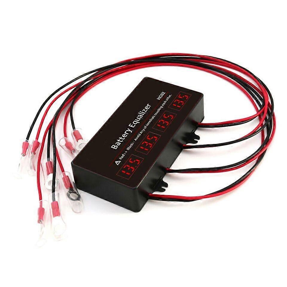 HC02 Battery Balancer and Equalizer 4S Liion with Real‑Time Voltage Display for RC and Drones