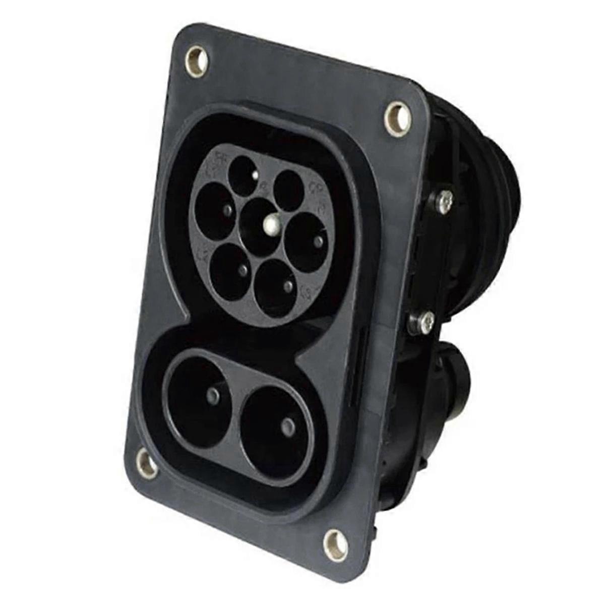 CCS Type 2 EV Female Combo 2 Socket 1000V 62196-3 Fast Charging
