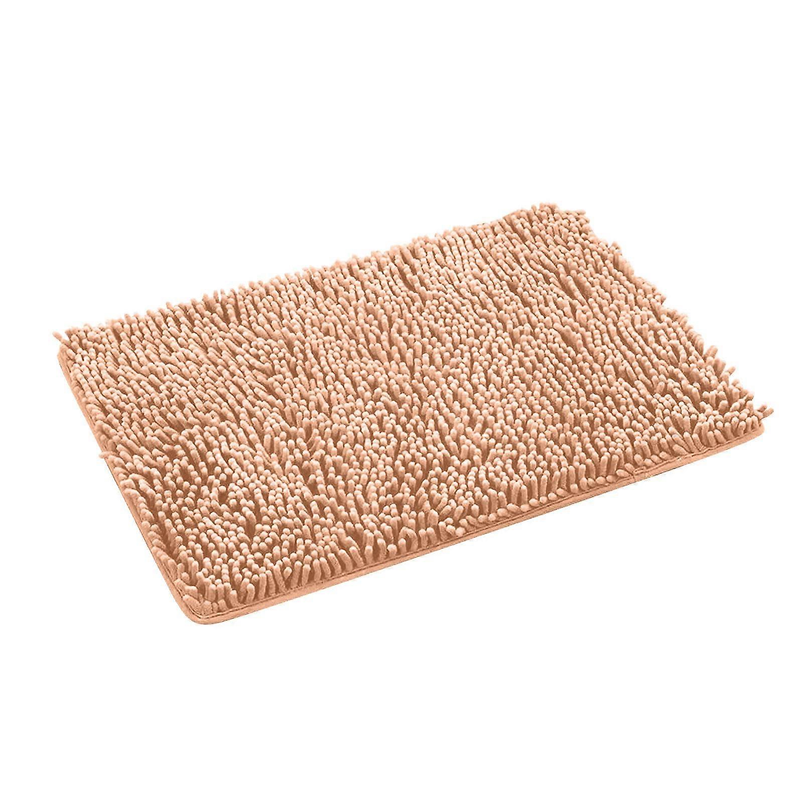 Bathroom Rugs 27x18 Extra Soft Memory Foam Non Slip Washable Quick Dry Microfiber Bath Mat Pink