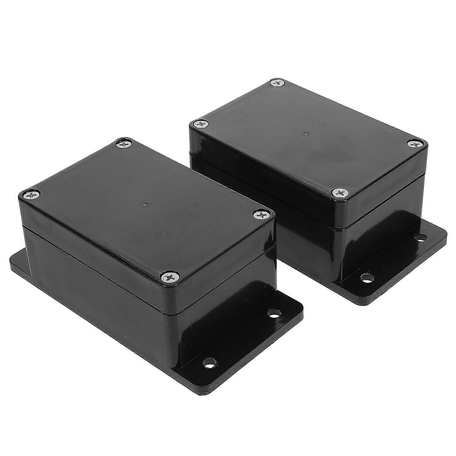 Electrical Junction Box Waterproof Plastic for Storage 2Pcs