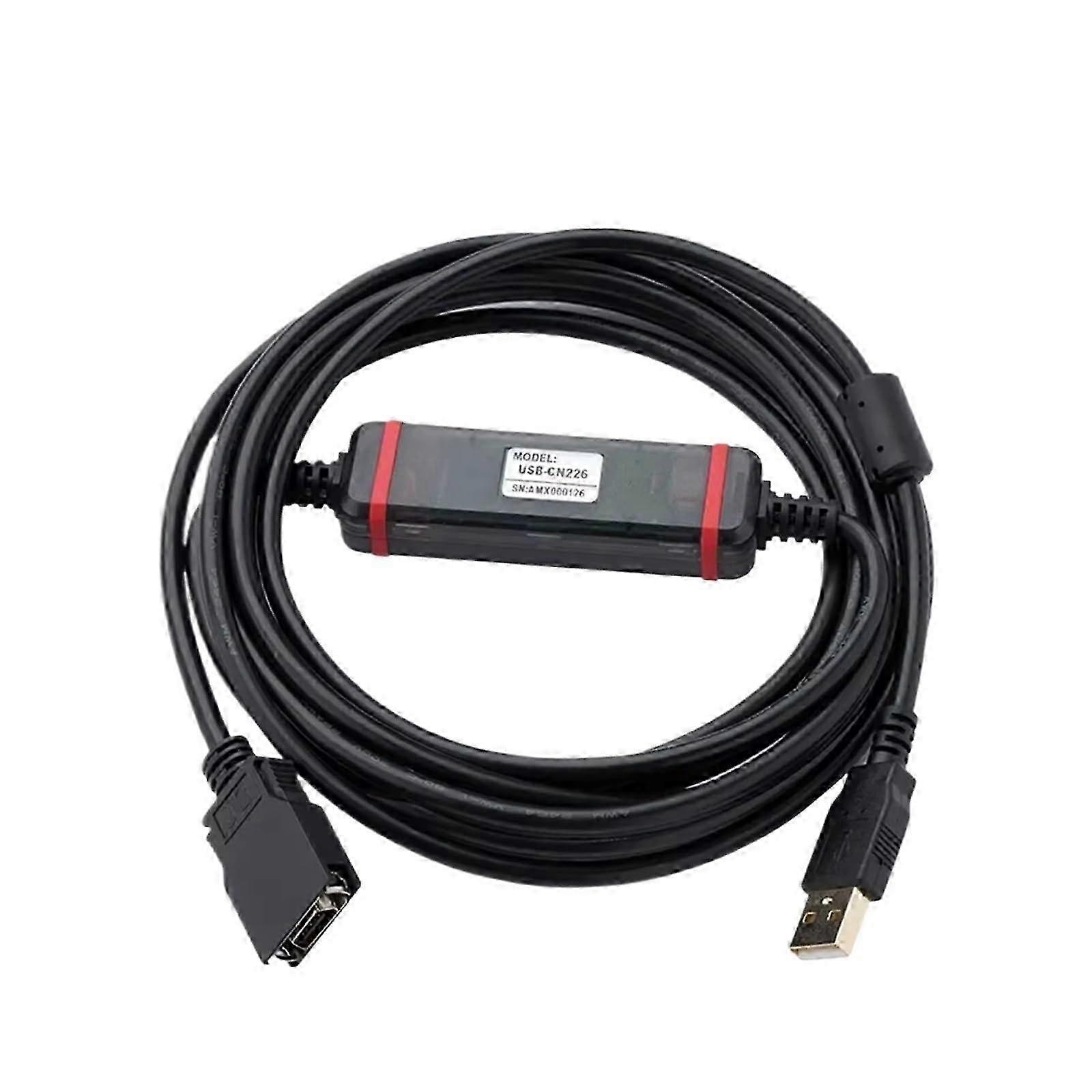 300cm Suitable for CS/CJ/CQM1H/CPM2C PLC Programming Cable USBCN226 Data Download Line 25-26