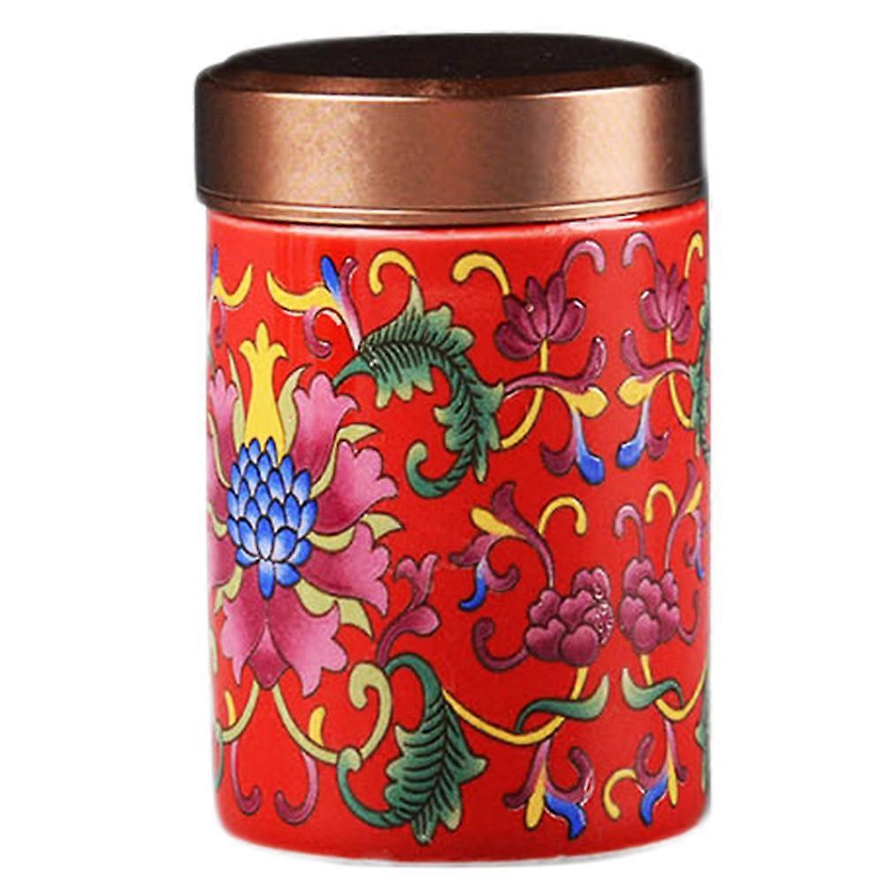 Ceramic Storage Jar For Banquet Use Portable Tea Container Mini Design 1Pcs