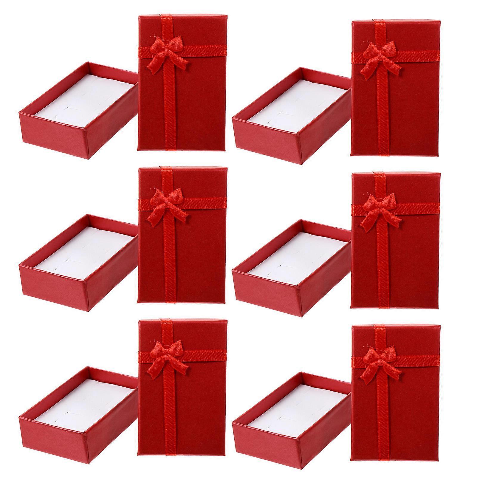 Jewelry Organizer Gift Boxes with Bowknot for 18Pcs Storage