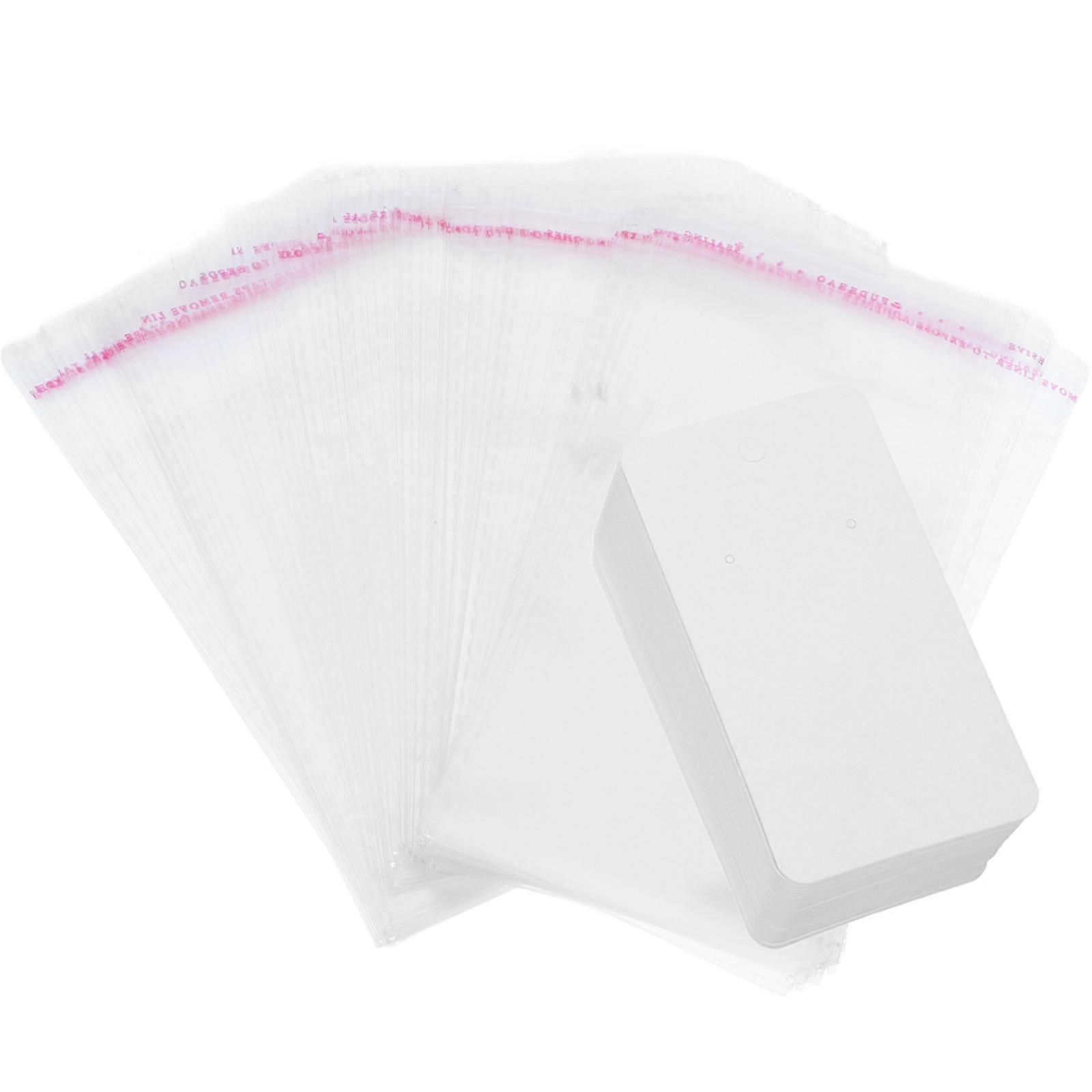 Ear Stud Cards Display Earring Holders for Jewelry with 100Pcs