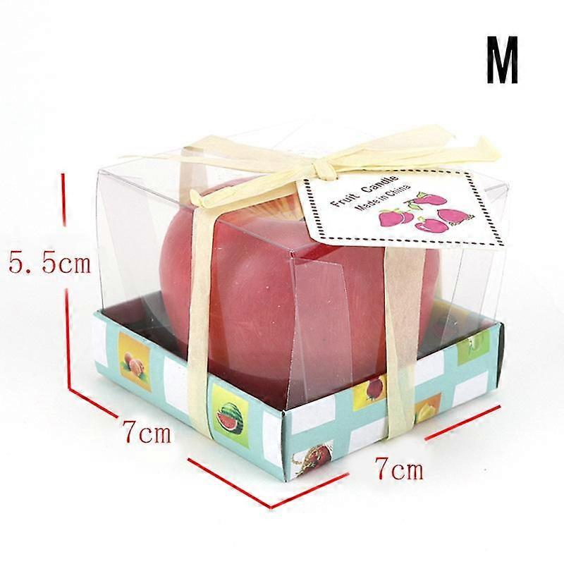 Apple Aromatherapy Candle, Creative 3D Simulation Christmas Present or Birthday Gift Candle
